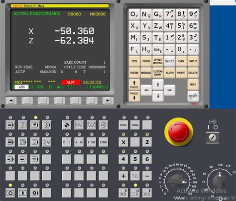 cnc power button functions